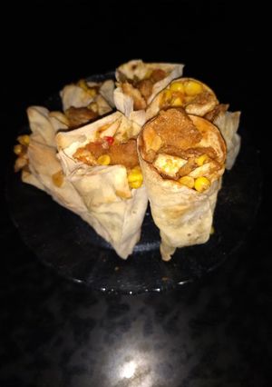 Una foto de Conos 🍗🌽🍅🤗 con discos de tacos