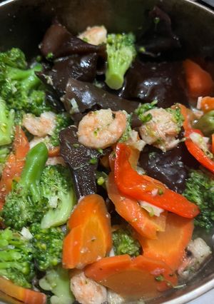 Foto resep Udang brokoli