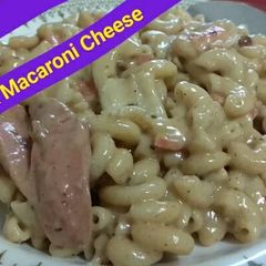 A picture of My first attempt cooking Mac and Cheese.