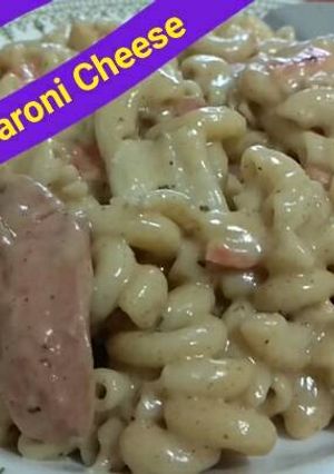 A picture of My first attempt cooking Mac and Cheese.
