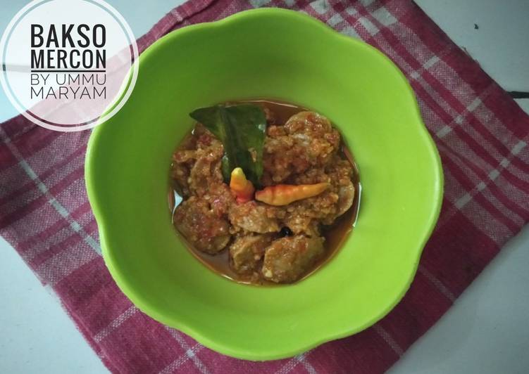 How to Cook Appetizing Bakso Mercon 🔥🔥🔥