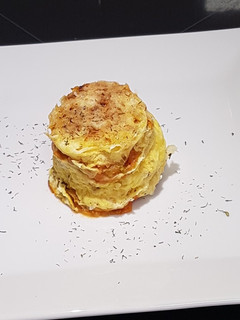 Una foto de Mini quiche de salmón al microondas con lékué