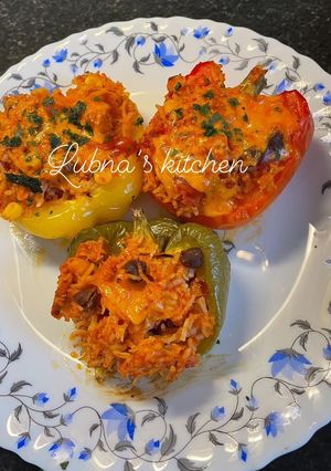 A picture of Quinoa Stuffed Peppers:.
