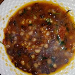 A picture of Githeri stew.