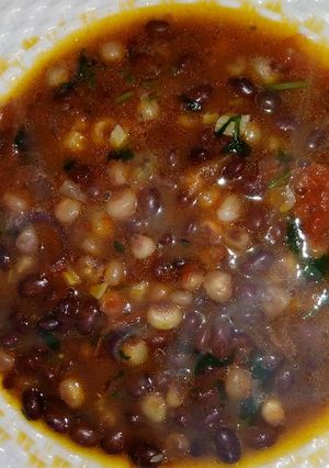 A picture of Githeri stew.