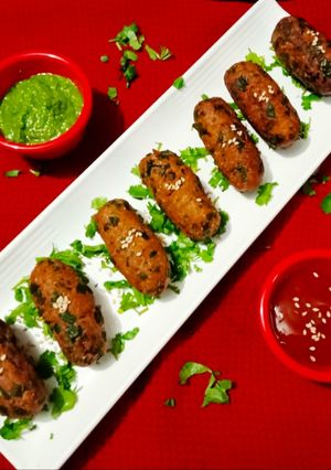 મેથી ભાજી ના તળેલા મૂઠિયાં(Fried Fenugreek Dumplings Recipe In Gujarati) રેસીપી મુખ્ય ફોટો