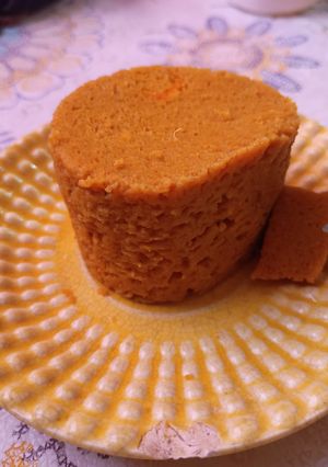 Una foto de Mug Cake de Soja y Mandarina