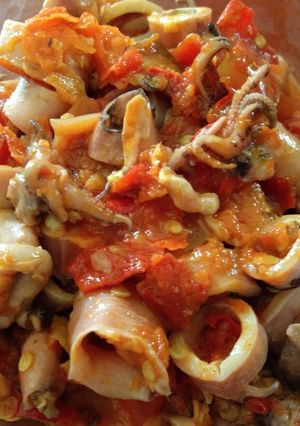 Foto resep Cumi asam pedas