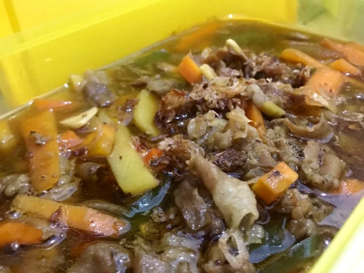 Langkah Gampang Membuat Resep Asem Asem Beef slice yang Enak Banget