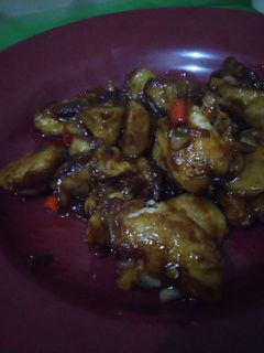 Foto resep 2. Ayam & Pentol Goreng Saus Mentega