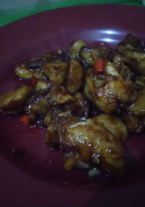 Foto resep 2. Ayam & Pentol Goreng Saus Mentega