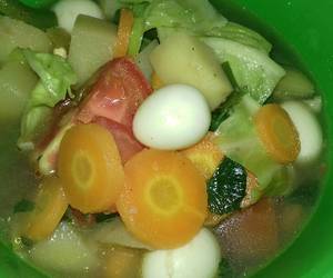 Cara Memasak Sop telur puyuh dengan sayuran Yummy Mantul Cara Memasak Sop telur puyuh dengan sayuran Yummy Mantul