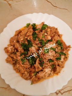 صورة لوصفة شطيطحة مخ ومخاصي الخروف