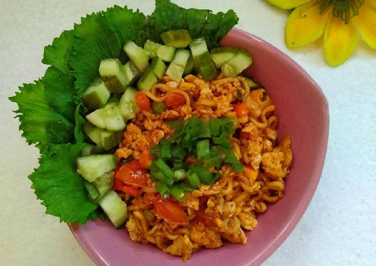 Resep Mie Goreng Sedap Spicy Campur, Menggugah Selera