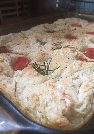 Una foto de Focaccia fácil