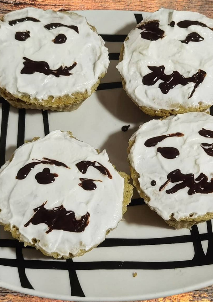 Una foto de Jack skellington carrot cake muffins Halloween