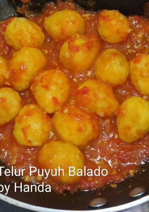 Foto resep Telur Puyuh Balado