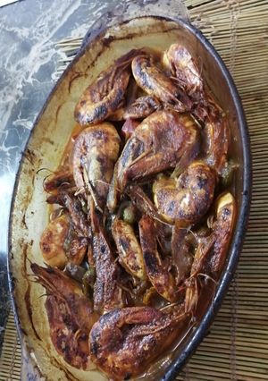 صورة لوصفة طاجن جمبري مافيش احلى من كده 😋⁦❤️⁩