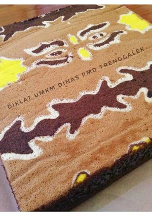 Foto resep Brownies Batik Ubi Ungu