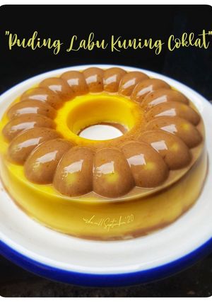 Foto resep Puding Labu Kuning Coklat