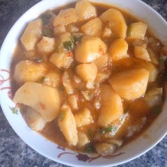 A picture of Potato pottage.