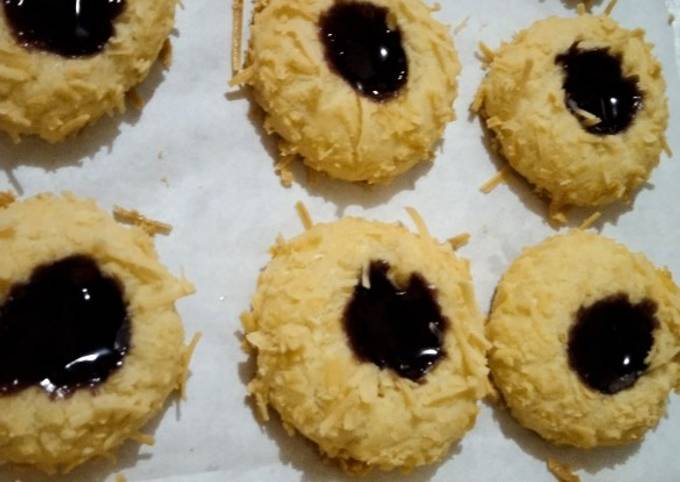 Resep Strawberry Blueberry Thumbprint Cookies Kue Kering Lebaran