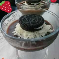 Foto resep Puding coklat keju.