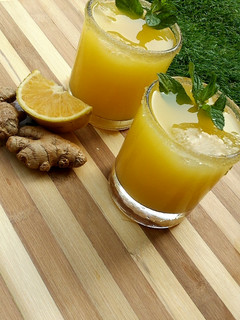 A picture of Pineapple ginger juice.