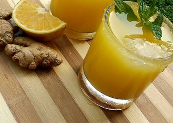 Easy Cooking Recipe Pineapple ginger juice Savory Delicious