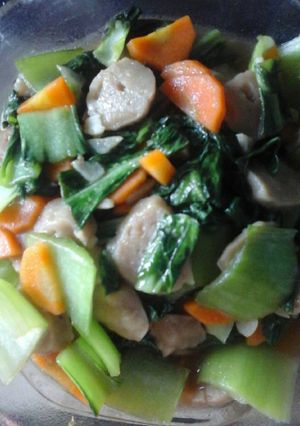 Foto resep Tumis pakcoy saus tiram