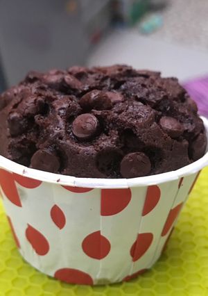 Foto resep Brownies Cup Microwave tanpa Baking Powder