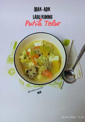 Foto resep Orak-arik Labu Kuning Putih Telur