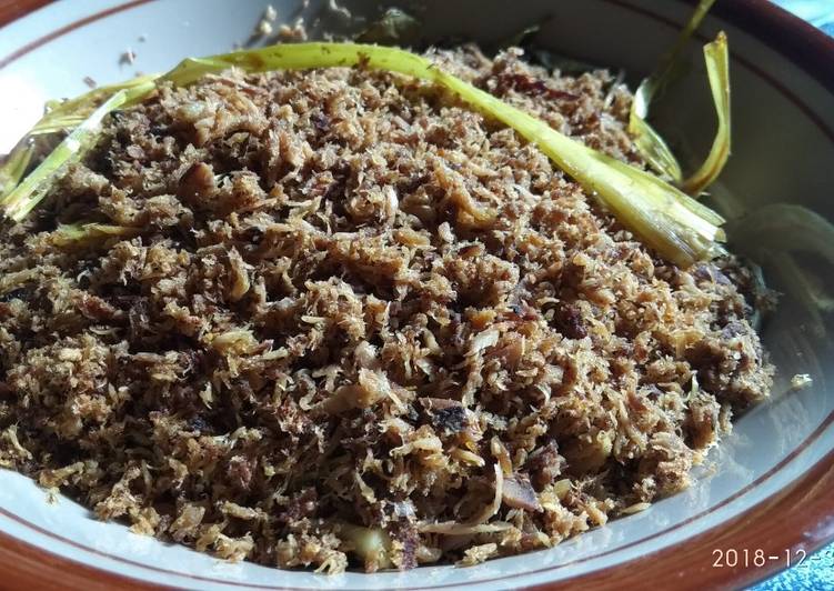Cara buat Abon cakalan yang enak Untuk Jualan