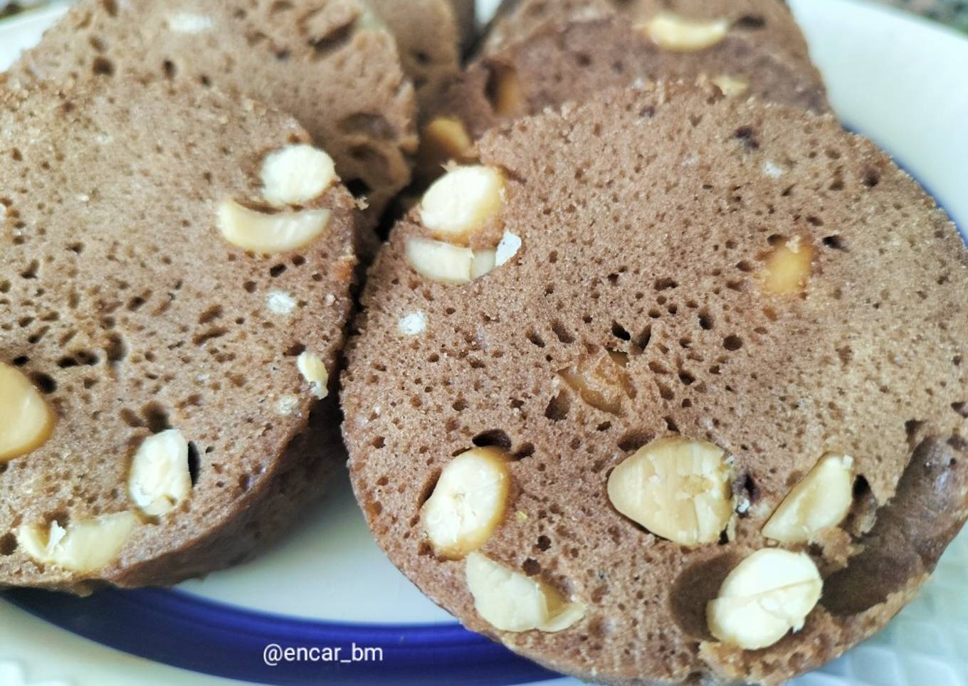 Bizcochitos al cacao en microondas