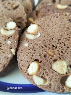 Una foto de Bizcochitos al cacao en microondas