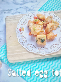 Foto resep Salted Egg Tofu