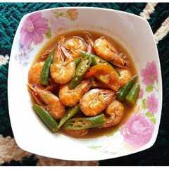 A picture of Udang Asam Manis.