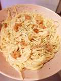 Espaguetis Alfredo