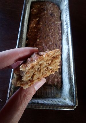 Una foto de Budín de avena 🌱 vegano