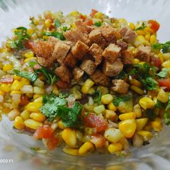 Sweet corn bhel A picture of Sweet corn bhel.