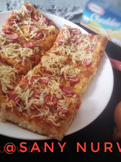 Foto resep Pizza homemade tanpa uleni mudah dan enak