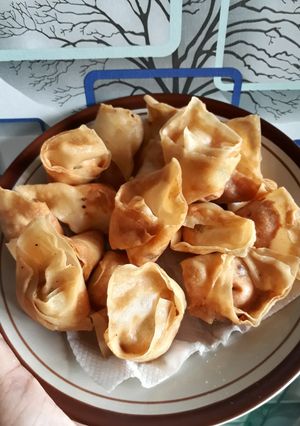 Foto resep Pangsit goreng isi ayam
