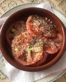 Jitomates 🍅 al horno con parmesano