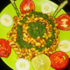 A picture of Masaledaar lobiya green chutney mix.