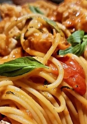 Foto de Massa cremosa com Gambas
