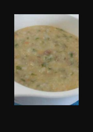 Foto resep Bubur hati ayam dengan terong MPASI