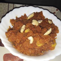 A picture of Carrot halwa.😊.