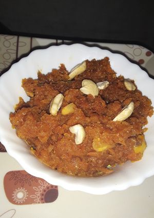 A picture of Carrot halwa.😊.