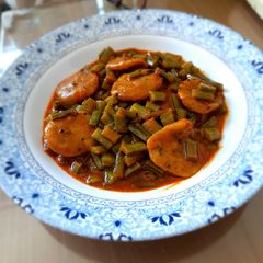 A picture of Cluster beans curry.