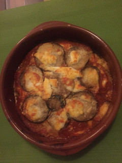 Una foto de Berenjenas a la parmesana